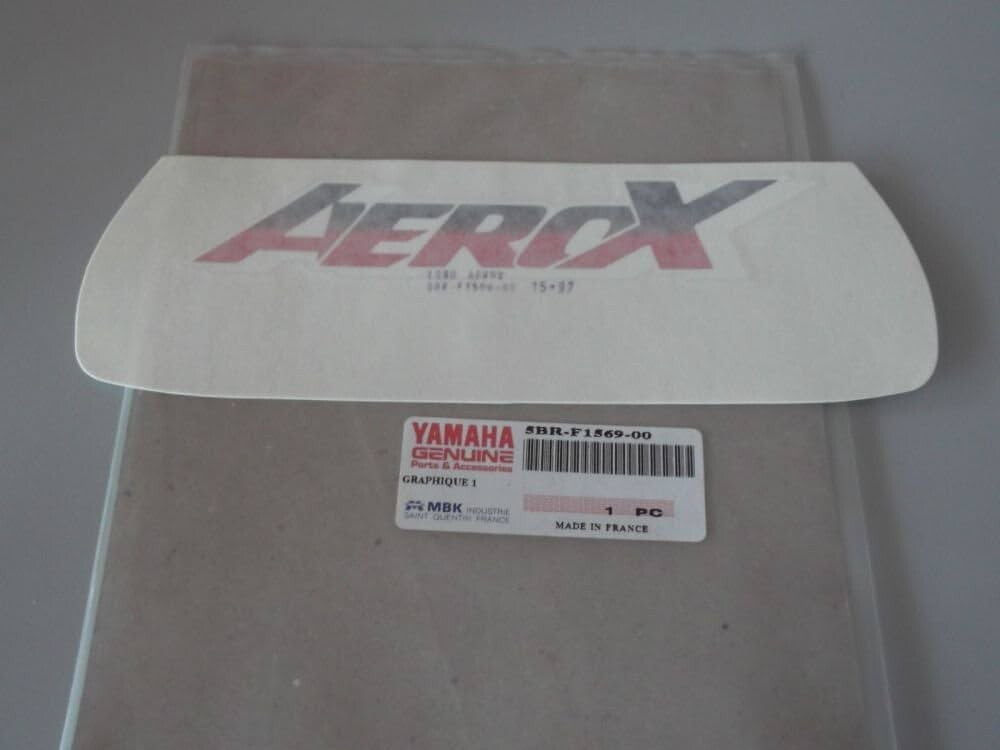 Genuine Yamaha YQ50 Aerox 1997-98 Leg Shield Decal Emblem Graphic - 5LC-F173F-00