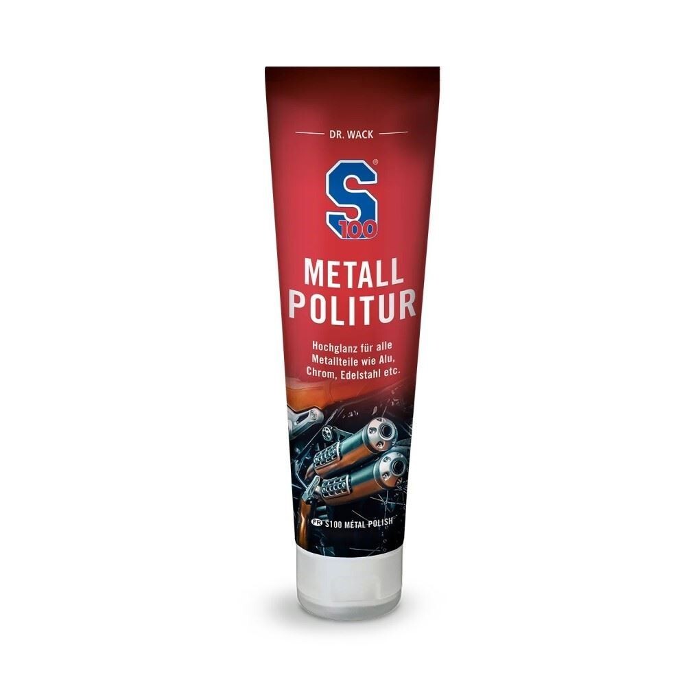 Dr Wack S100 Motorcycle Motorbike Metal Polish Compound - 100ml