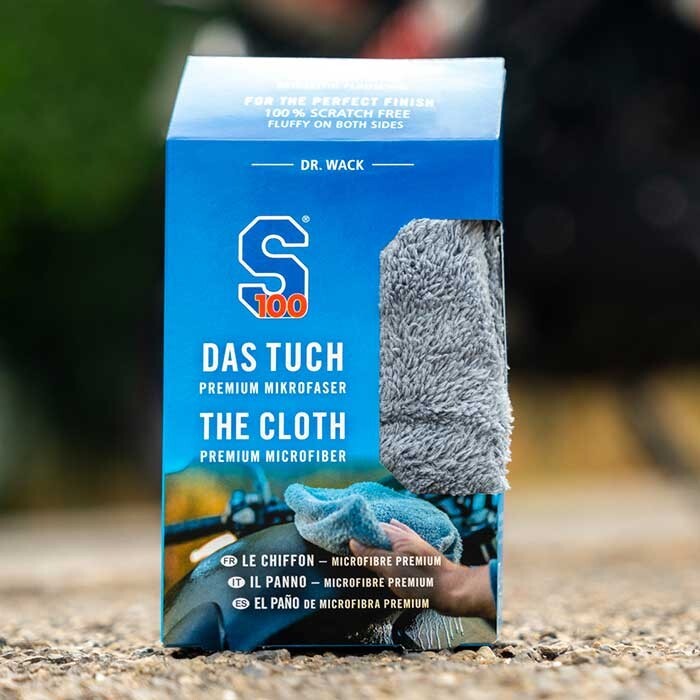 Dr Wack S100 The Cloth Premium Microfibre Motorcycle Motorbike Cleaning Cloth