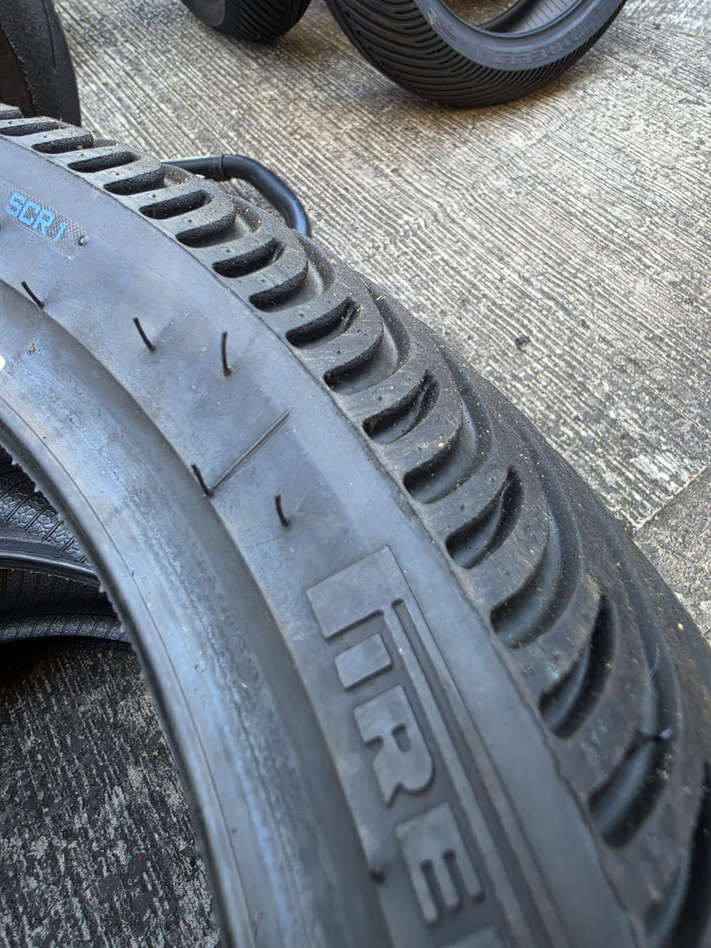 Pirelli Diablo Rain Rear SCR1 Part worn scub motorcycle tyre