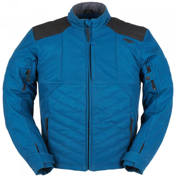 Furygan  All Seasons Motorcycle Motorbike Textile Jacket Ice track  - Blue