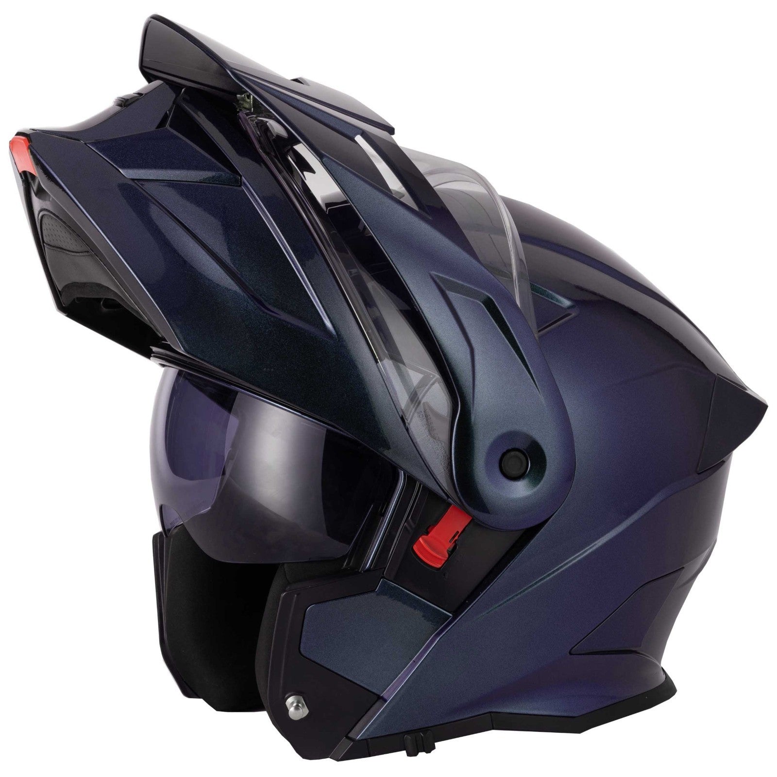 VCAN H276 Gradient Green Purple Flip Front ECE 2206 Motorcycle Motorbike Helmet
