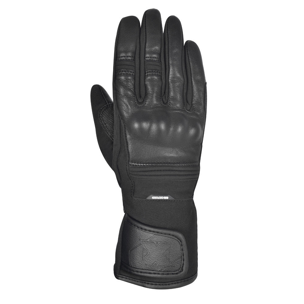 Oxford Calgary 1.0 Waterproof Womens Motorcycle Motorbike Glove Stealth Black