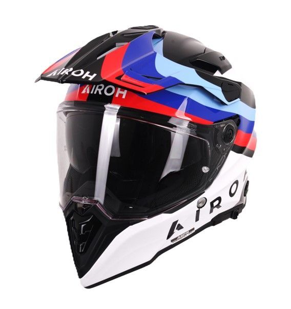Airoh Commander 2 Adventure ECE 22.06 Carbon Motorcycle Helmet Doom Black Gloss