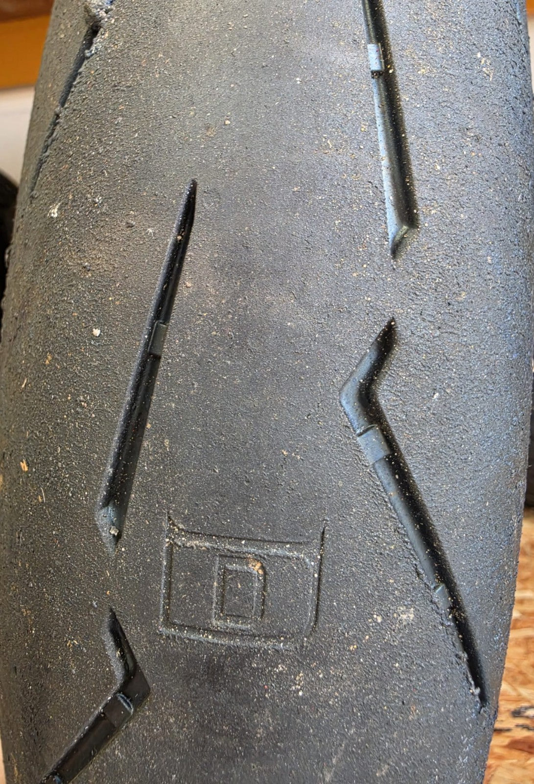 Pirelli Diablo Supercorsa SC1 V4 120/70-17 part worn front BSB scrub tyre
