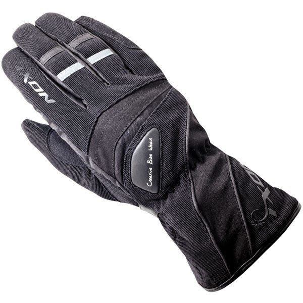 Ixon Ladies Pro Donna HP Waterproof Motorcycle Motorbike Textile Glove - Black