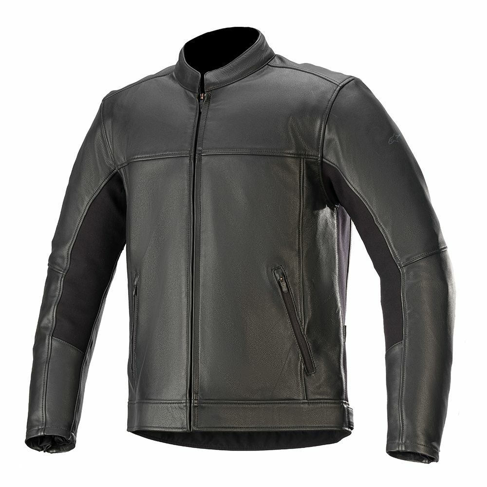 Alpinestars Topanga Classic Leather Motorcycle Motorbike Jacket Black