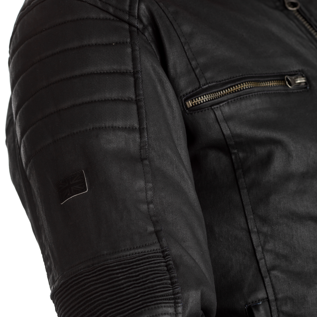 RST Brixton Classic Waxed CE Textile Waterproof Motorcycle Motorbike Jacket