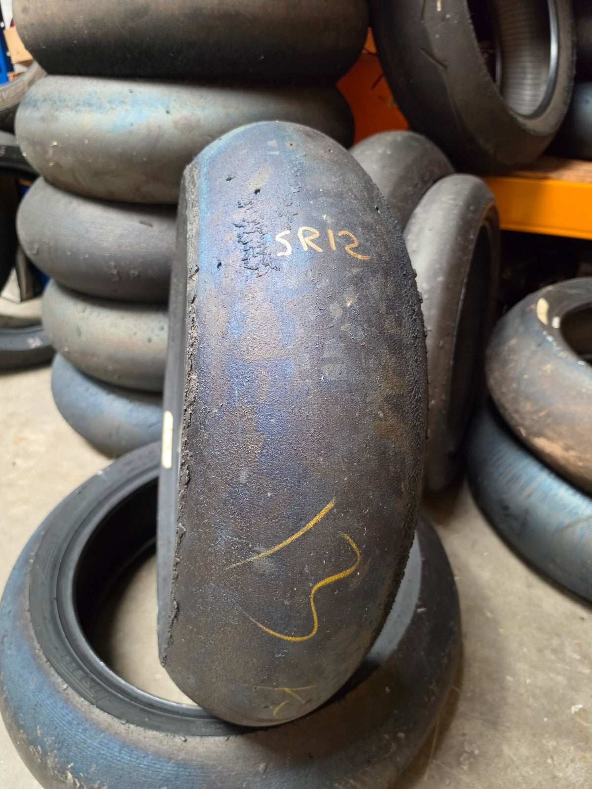 Pirelli Diablo Superbike SC0 190/60-17 Used BSB Scrub Motorcycle Tyre - SR12