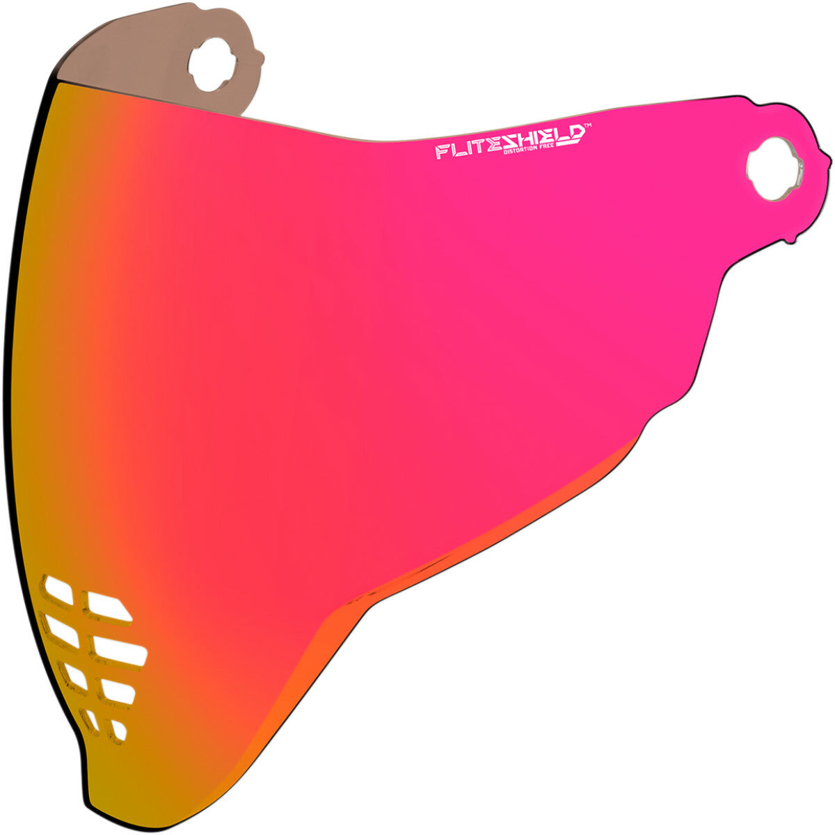 Icon Airflite Fliteshield Genuine Replacement Anti-fog Visor RST Red Iridium