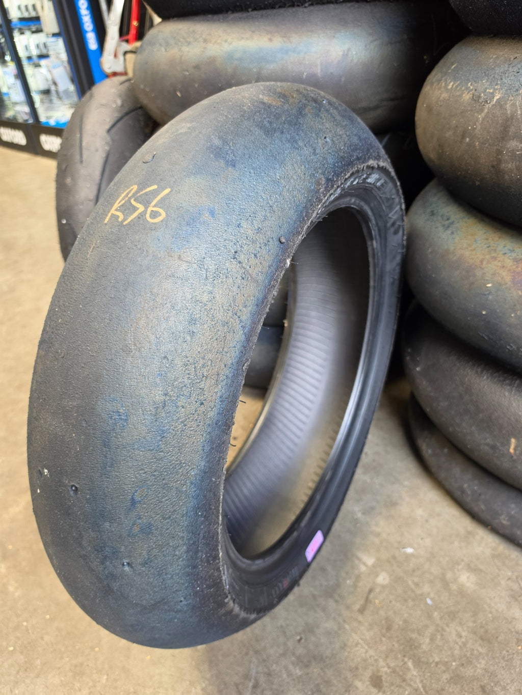 Pirelli Diablo Superbike SC1 200/60-17 Used BSB Scrub Motorcycle Tyre - RS6