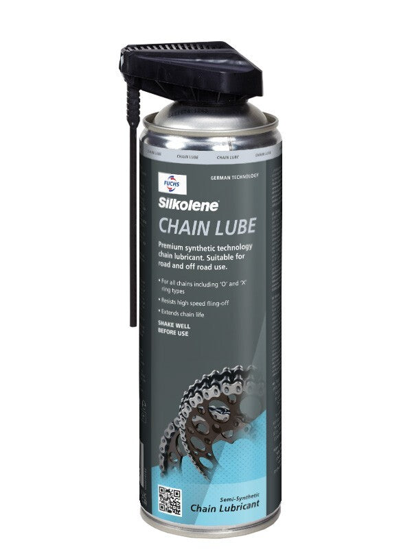 Fuchs Silkolene Chain Lube Motorcycle Motorbike Semi-Synthetic Chain Oil 500ml