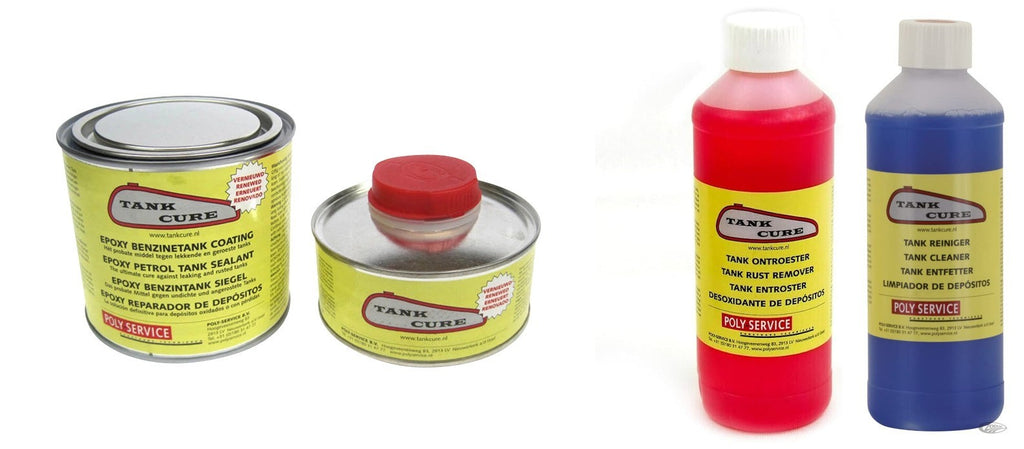 TankCure Petrol Fuel Tank Epoxy Sealant Kit Repair Classic Restoration Upto 20L