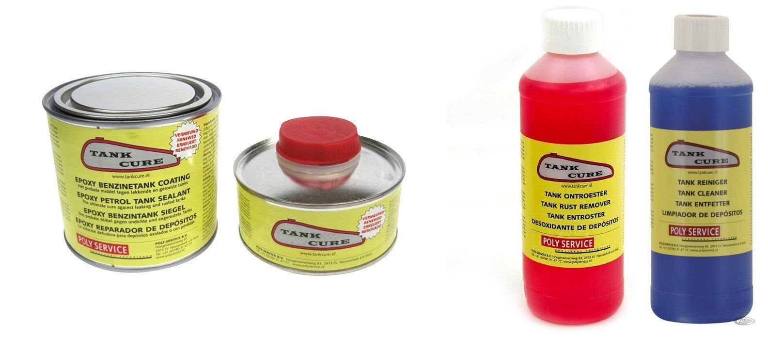 TankCure Petrol Fuel Tank Epoxy Sealant Kit Repair Classic Restoration Upto 20L