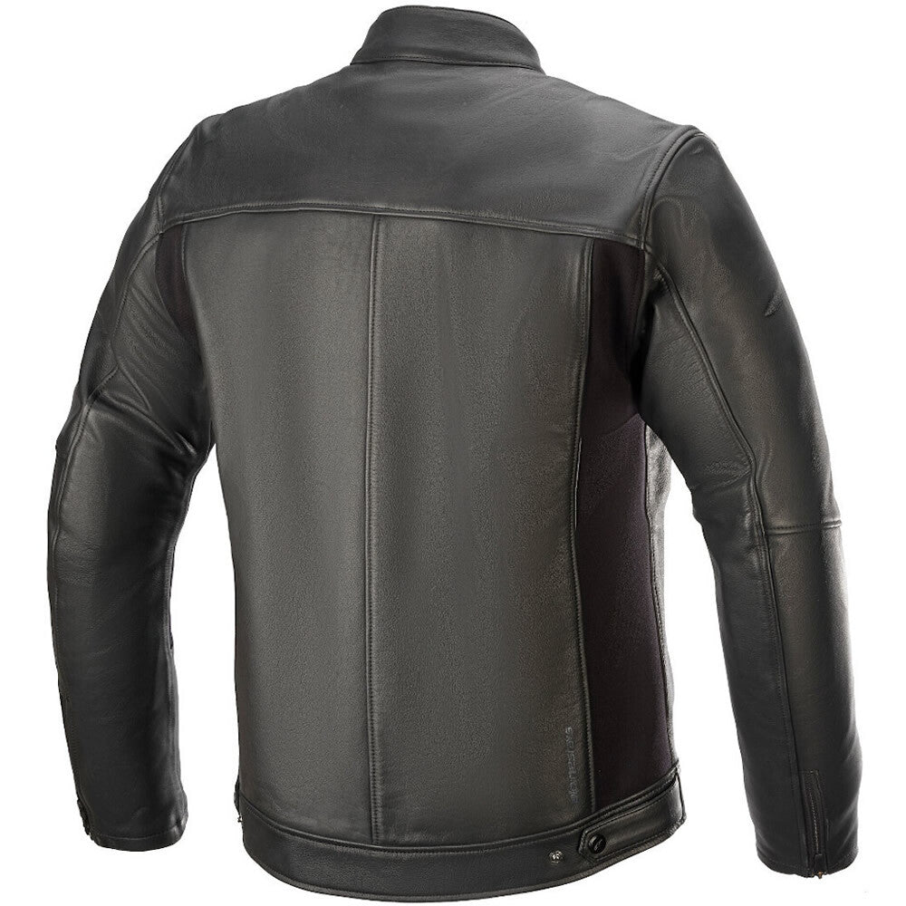 Alpinestars Topanga Classic Leather Motorcycle Motorbike Jacket Black
