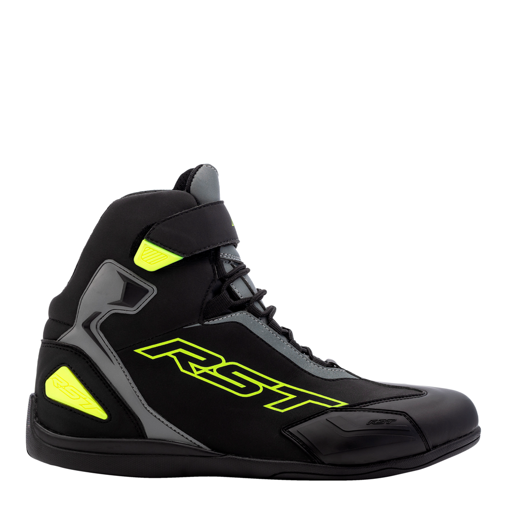 RST Sabre Moto Shoe Short Sports Vented Motorcycle Motorbike Shoe Boots Grey Flu