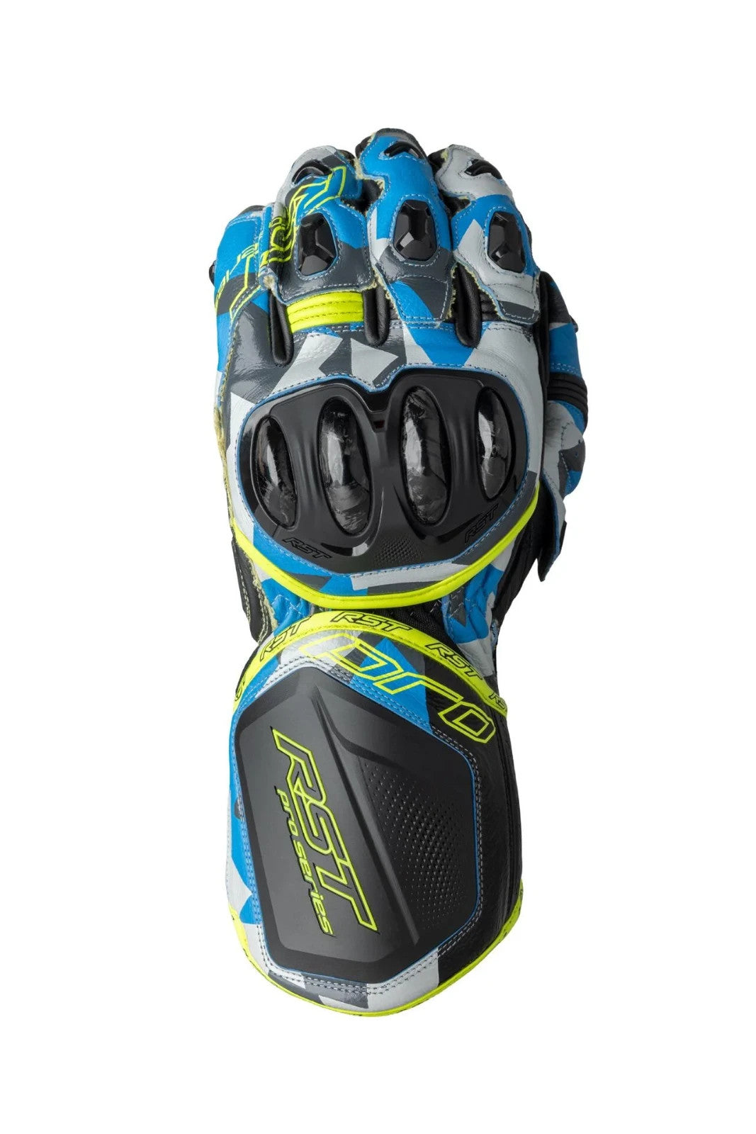 RST Pro Series GP D3O Kangaroo Leather Sports Motorcycle Limited Splinter Camo