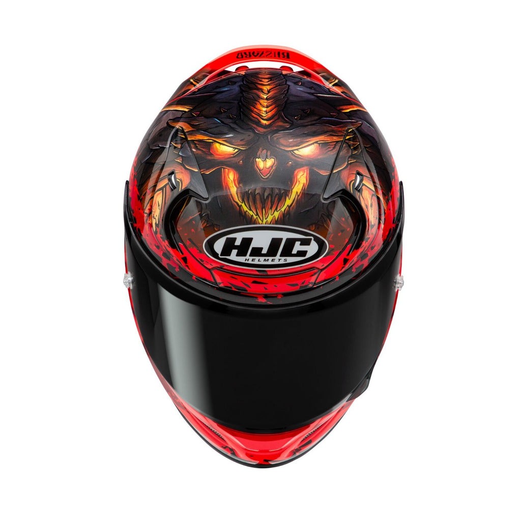HJC RPHA12 Diablo Blizzard Limited Edition Full Face Motorcycle Motorbike Helmet