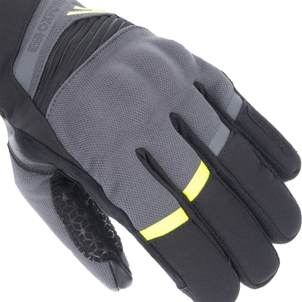 Oxford Dakar 1.0 Waterproof Dry2Dry CE Motorcycle Motorbike Glove Charcoal Grey