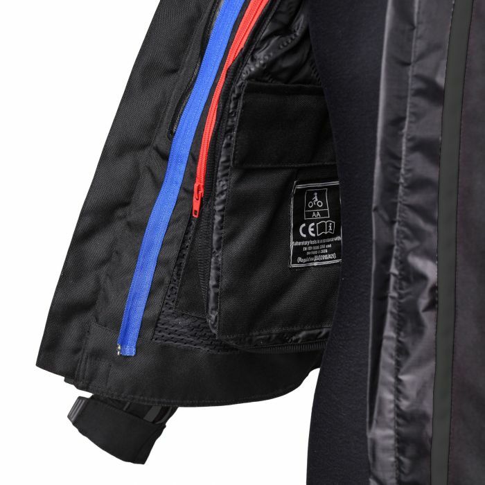 BikeIt Insignia Textile Ladies Waterproof CEAA Motorcycle Motorbike Jacket Black