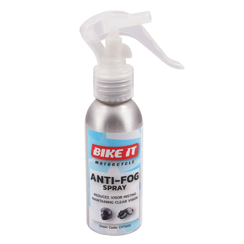 Bike It Motorcycle Motorbike Helmet Visor Anti-Fog Solution 75ml