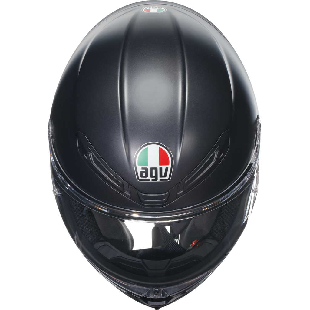 AGV K6-S Solid Matt Black ECE2206 Full Face ACU Gold Motorcycle Motorbike Helmet