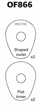 Oxford Motorcycle Motorbike Indicator Spacer Suzuki Type 1 - OF866
