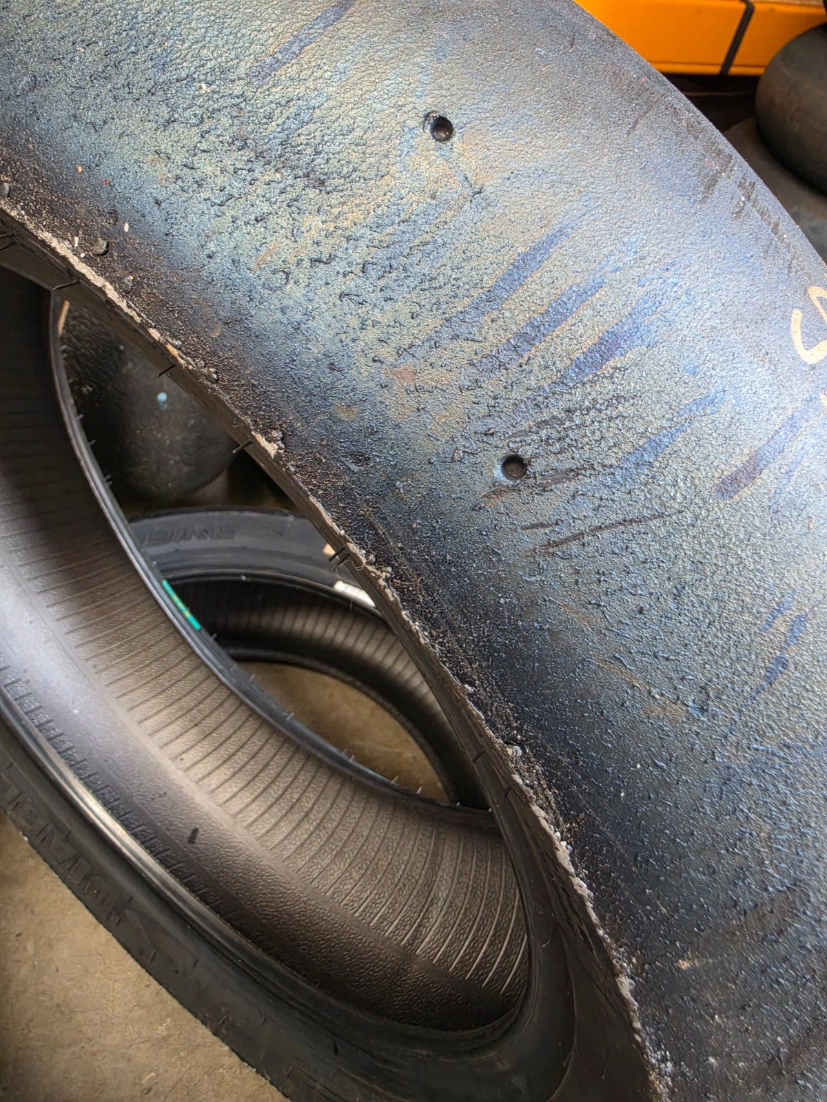Pirelli Diablo Superbike SC0 190/60-17 Used BSB Scrub Motorcycle Tyre - SR15