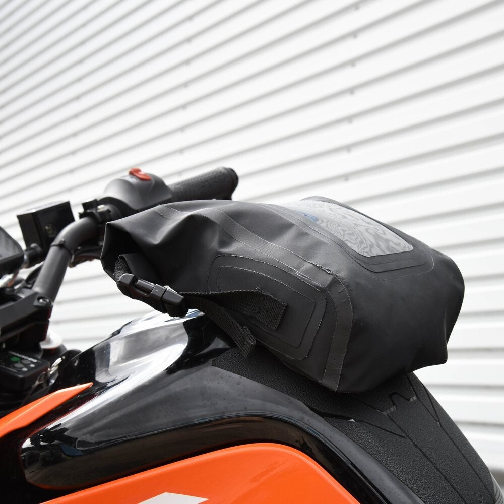 Oxford Aqua M2 Waterproof Motorcycle Motorbike Magnetic 2L Mini Tank Bag - Black