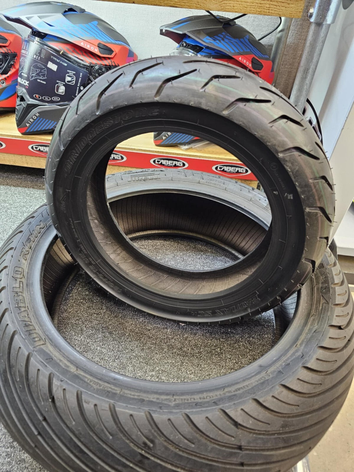 Ex Showroom Single Unused Bridgestone Battlax SC Tubeless Rear Tyre 120/70-12