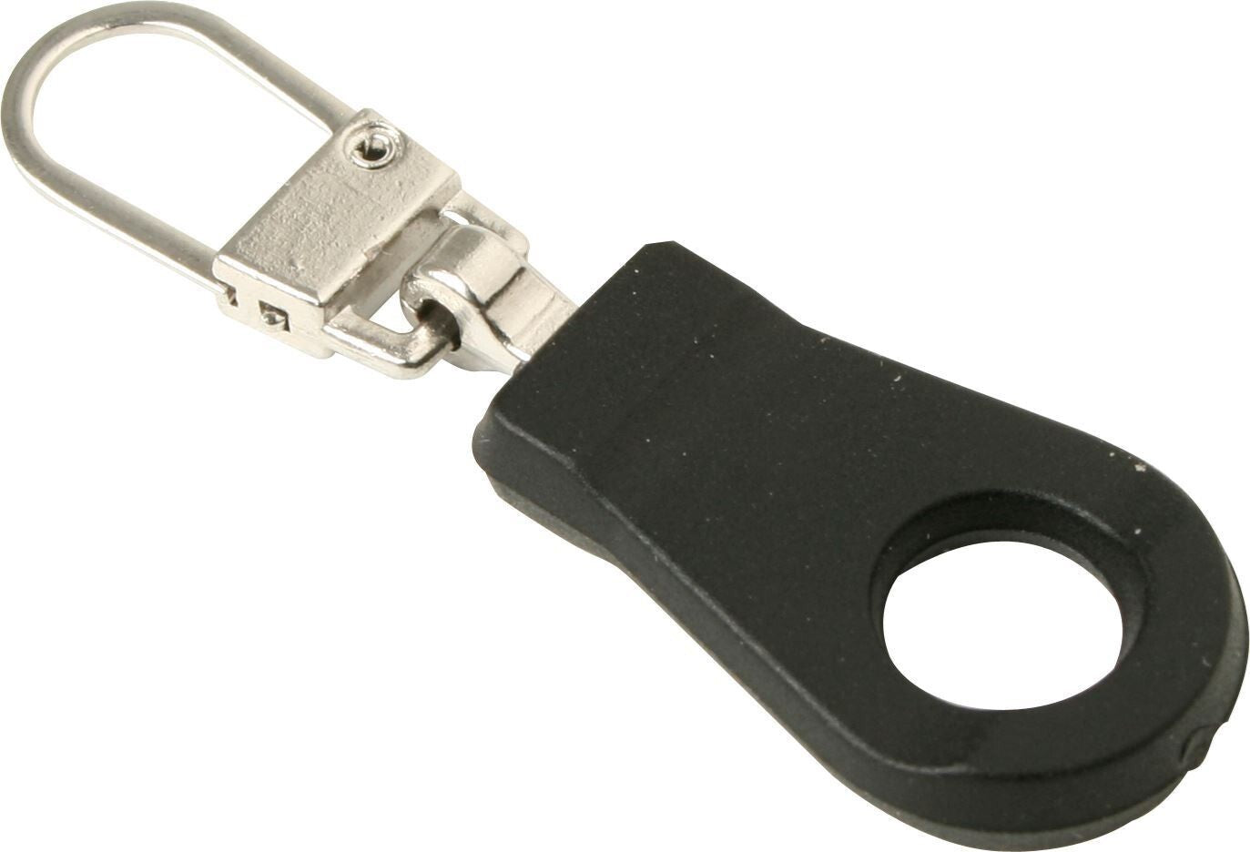 Gear Gremlin Motorcycle Motorbike Replacement Zipper Pullers Black - Pack Of 4