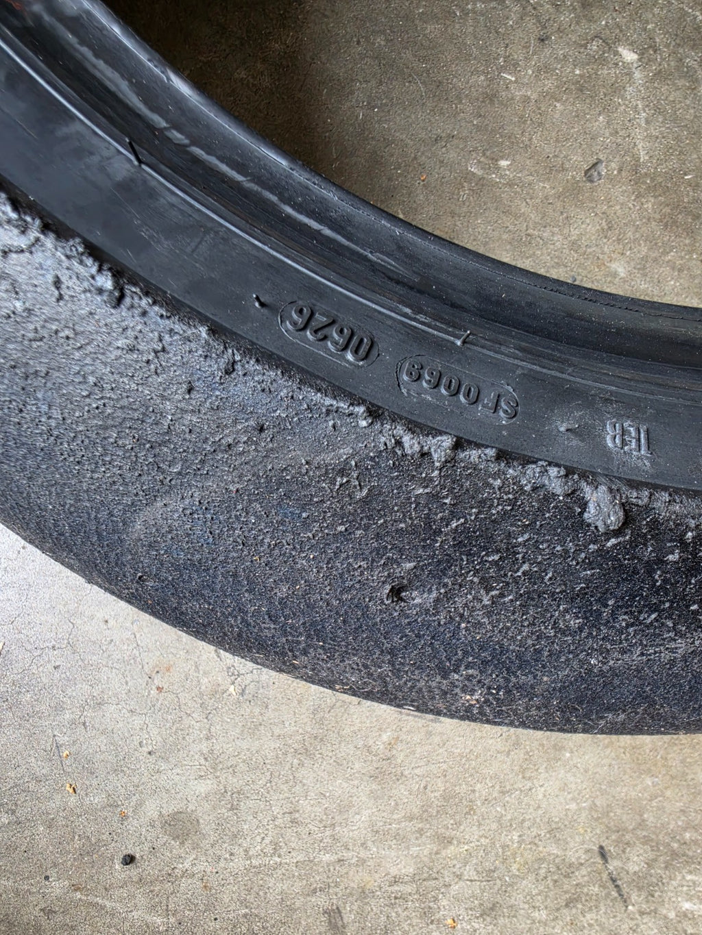 Used Metzeler Racetec RR Rear Track/Race Slick – 200/65 R17 – 06/26