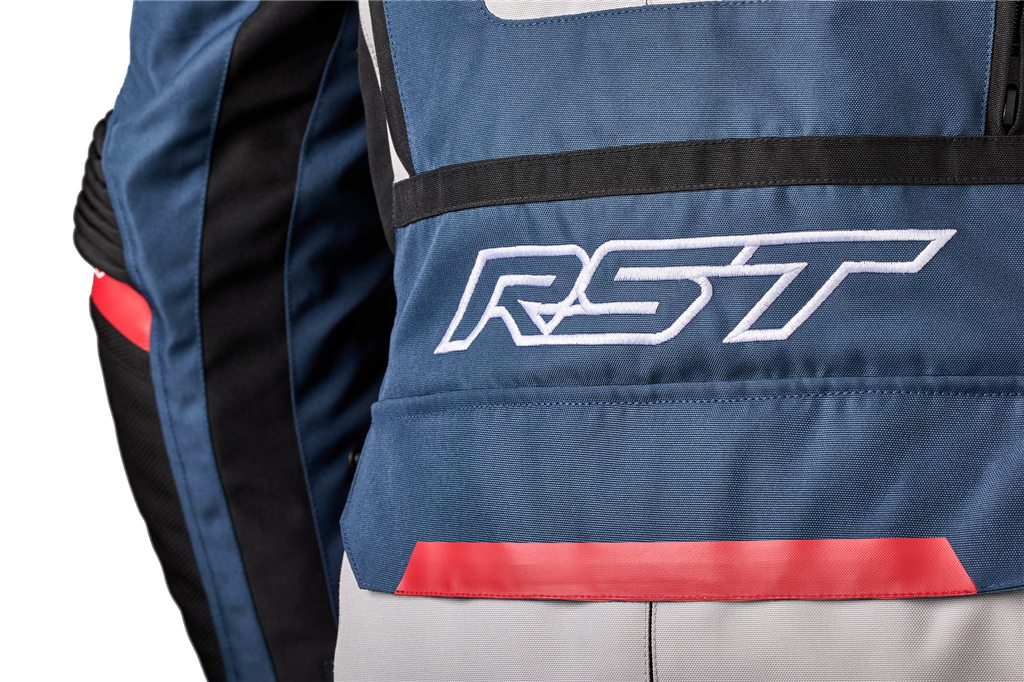 RST Pro Series Adventure-X CEAA Mens Motorcycle Motorbike Textile Jacket Silver