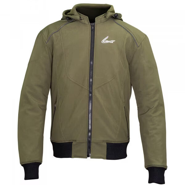 Weise Axel Textile Softshell Waterproof CE Motorcycle Motorbike Jacket - Green