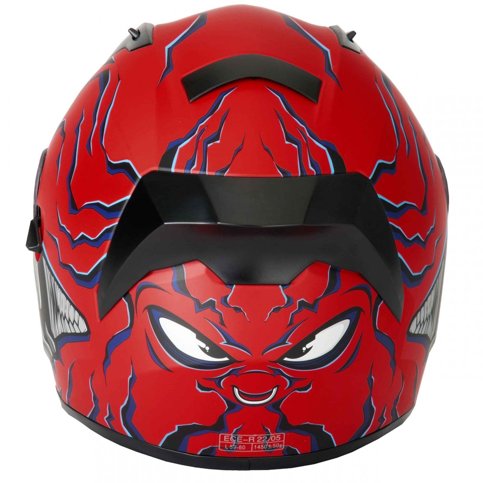 VCAN H128 Full Face Mordhi Red ACU Gold ECE 2206 Motorcycle Motorbike Helmet