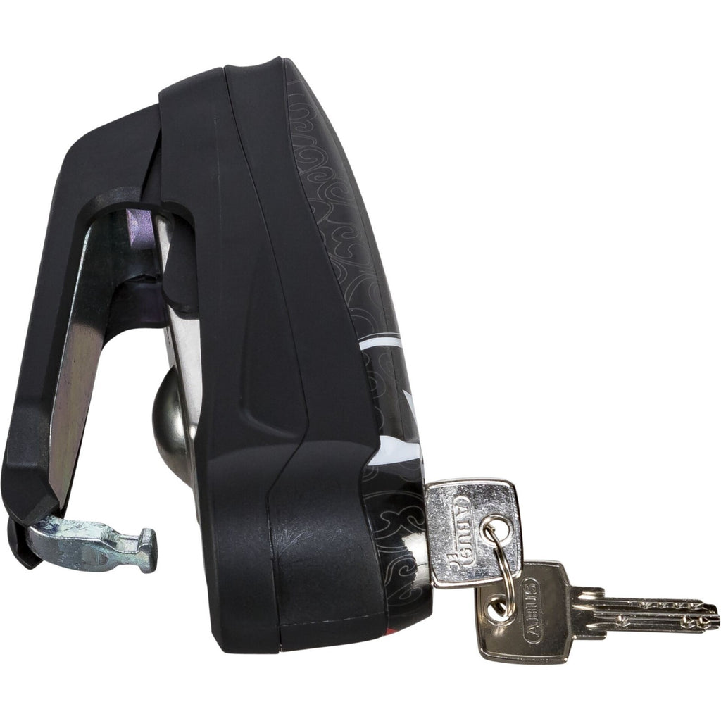 ABUS Detecto 7000 RS1 Motorcycle Motorbike 100 db Alarmed Brake Disc Lock Flame