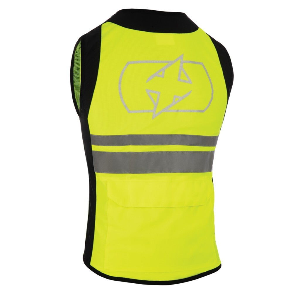 Oxford Utility Bright Top Fluo Motorcycle Motorbike Zip Up Hi Viz Jacket