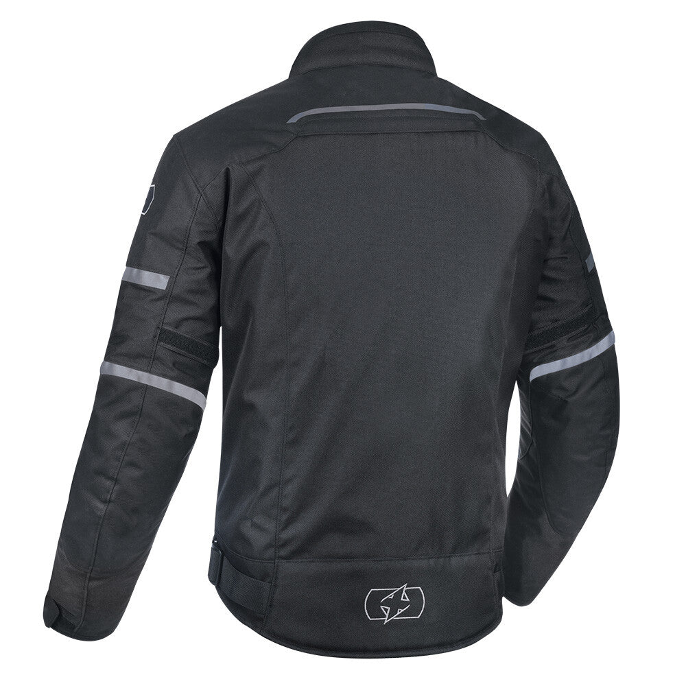 Oxford Toledo 2.0 Waterproof Textile Motorcycle Motorbike Jacket Black