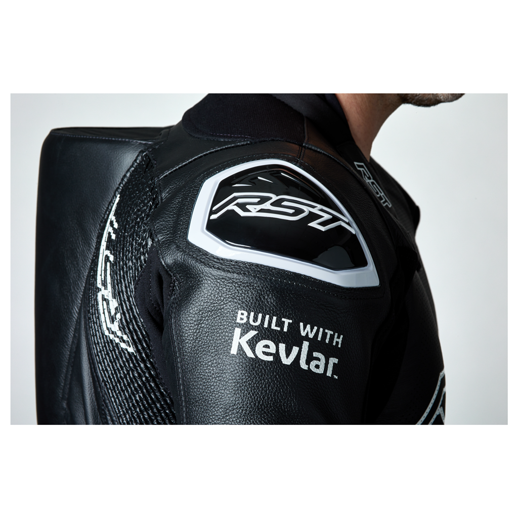 RST V4.1 Evo Kangaroo Leather Airbag Race Mens Motorcycle Motorbike Leather Suit