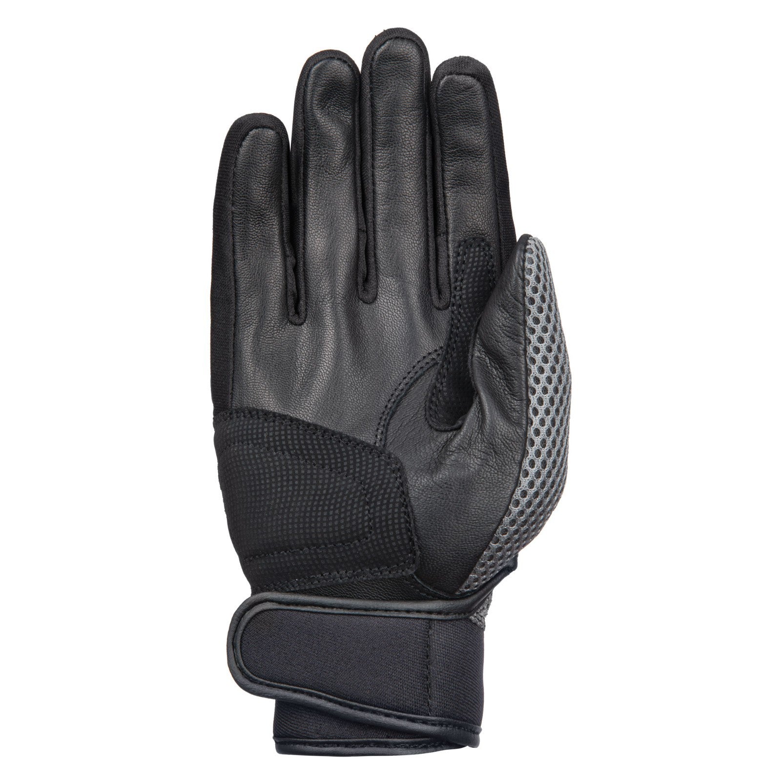Oxford Spartan Air Lightweight Summer Mesh Motorcycle Motorbike Glove Black Grey