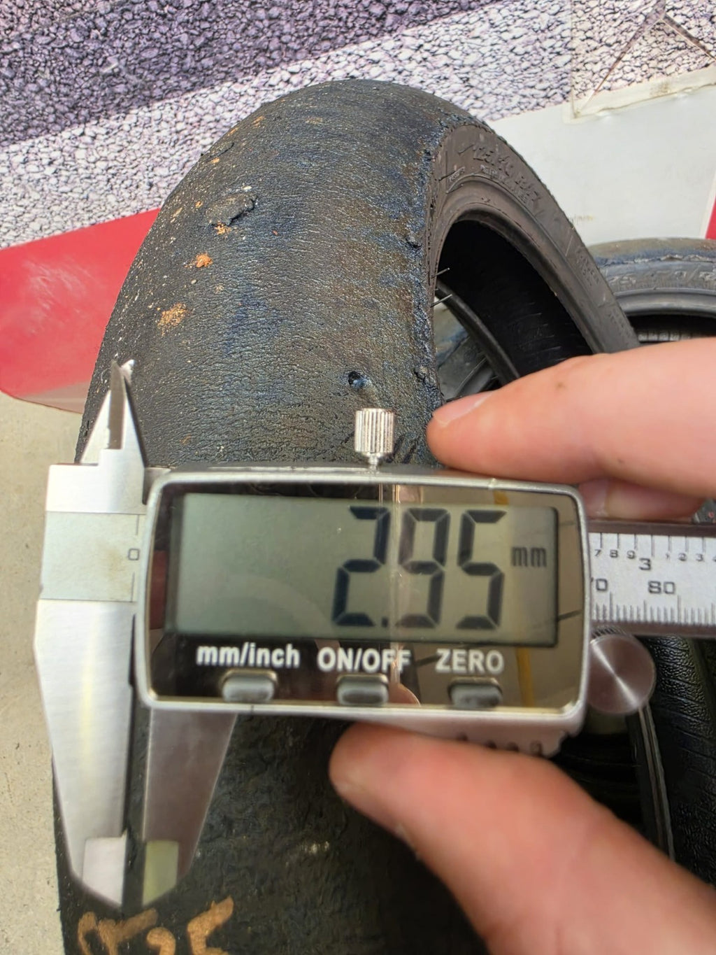 Pirelli Diablo Superbike SC1 125/70-17 Used BSB Scrub Motorcycle Tyre - SF25