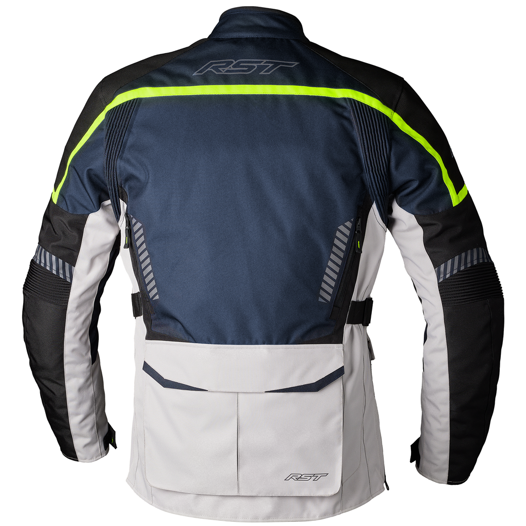 RST Maverick Evo CEAA Textile Motorcycle Motorbike Touring Jacket Navy Grey