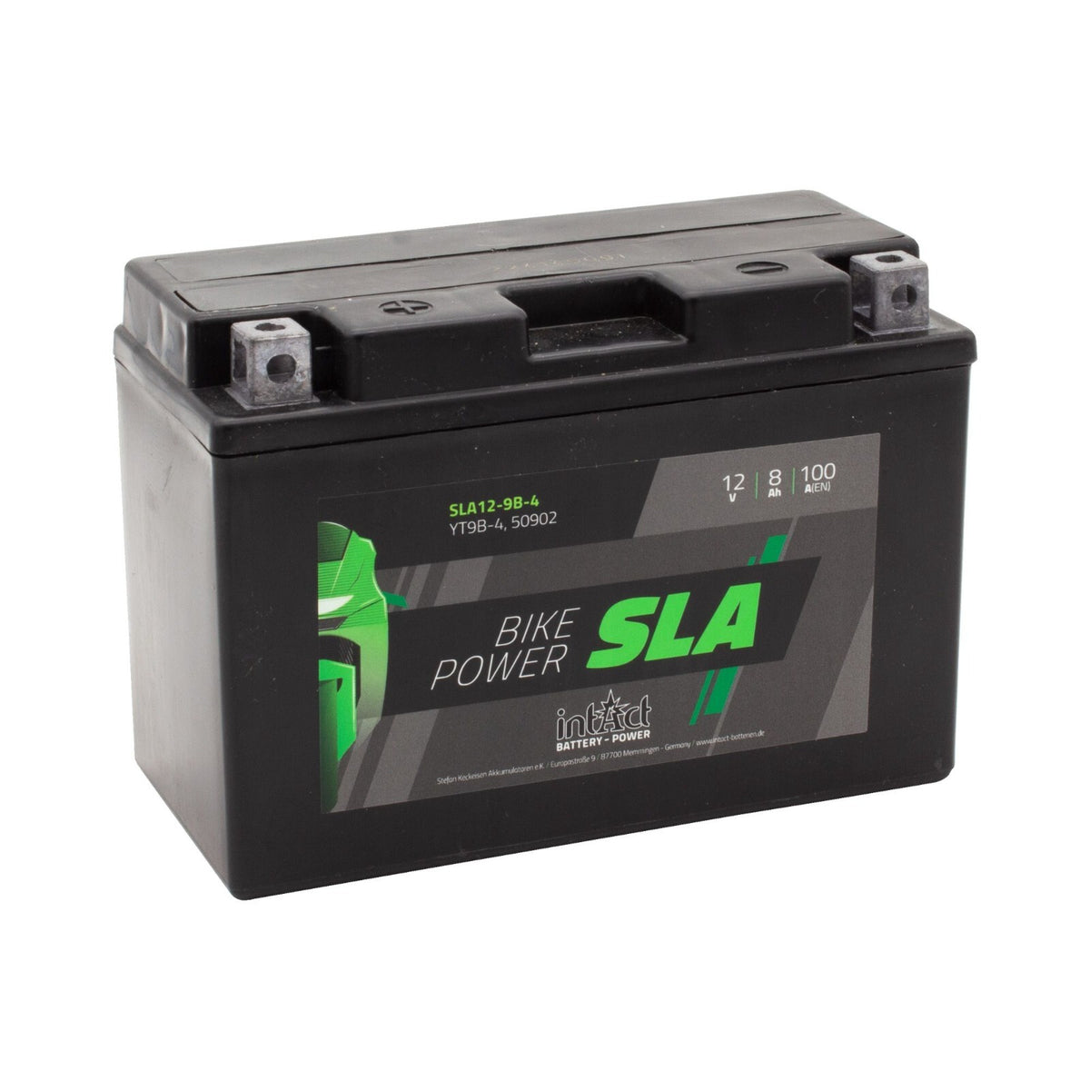 intAct YT9B-4 Sealed Activated SLA Bike-Power Motorcycle Motorbike Battery