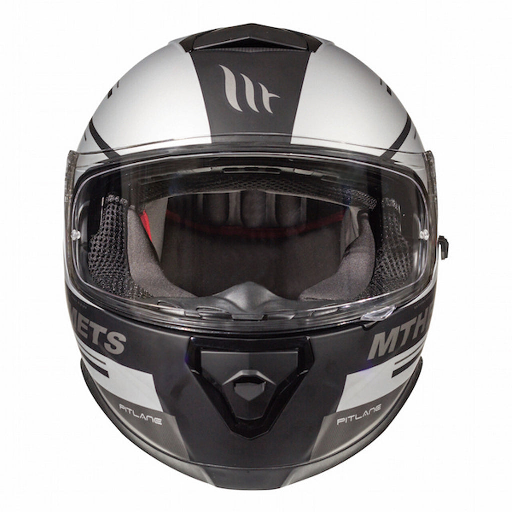 MT Thunder 3 SV Pitlane Motorcycle Motorbike Full Face Helmet Matt Grey / Black