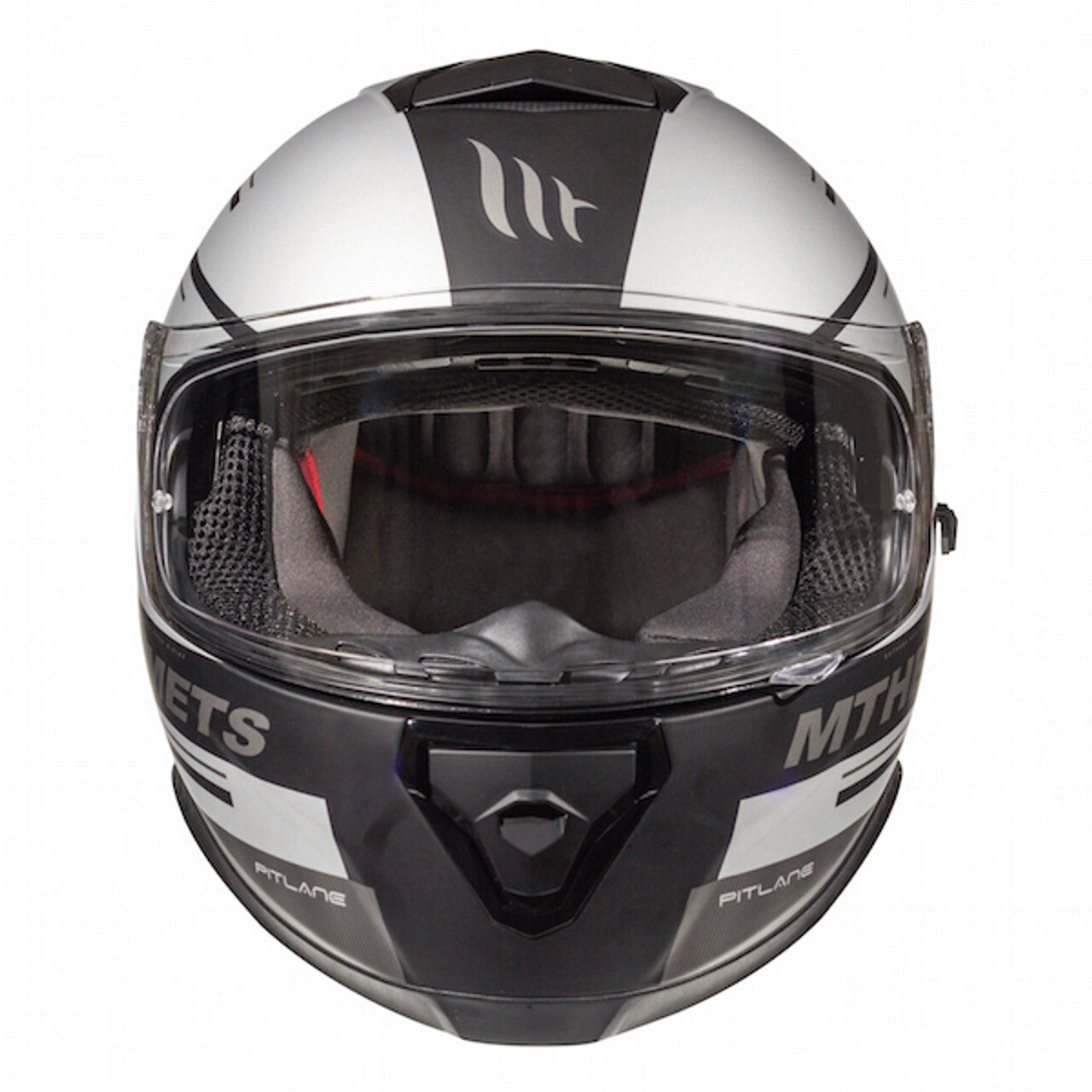 MT Thunder 3 SV Pitlane Motorcycle Motorbike Full Face Helmet Matt Grey / Black