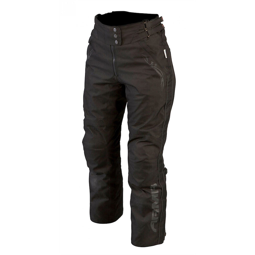 ARMR Moto Kira 2 Ladies Waterproof Motorcycle Motorbike Trousers - Black