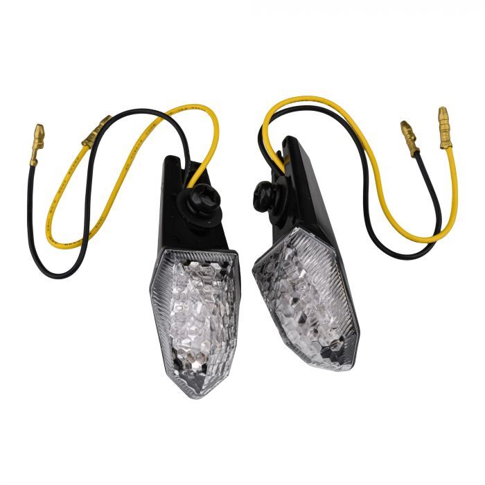 Bike It LED Apex Indicators Number Plate Mounted Motorcycle Motorbike Indicators
