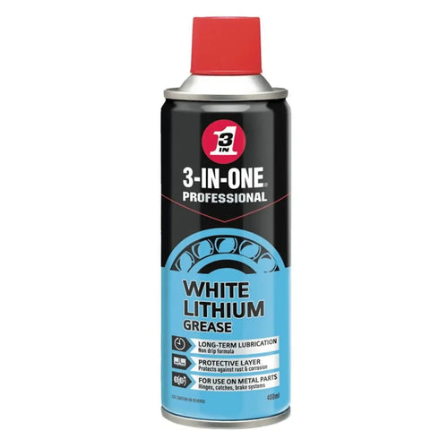 3-IN-1 Professional White Lithium Grease Spray - 400ml
