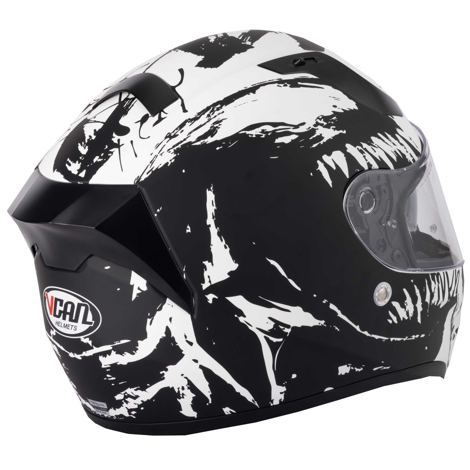 VCAN H128 Full Face Wraith ACU Gold ECE 2206 Motorcycle Motorbike Helmet