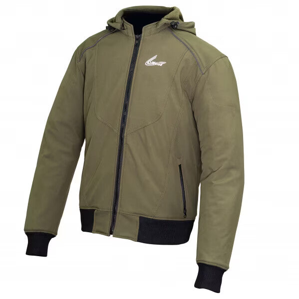 Weise Axel Textile Softshell Waterproof CE Motorcycle Motorbike Jacket - Green
